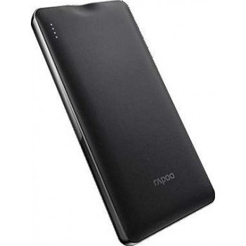 Rapoo P390 (10000Mah) High Level Polymer Power Bank (Black) | 17642 - 40gm